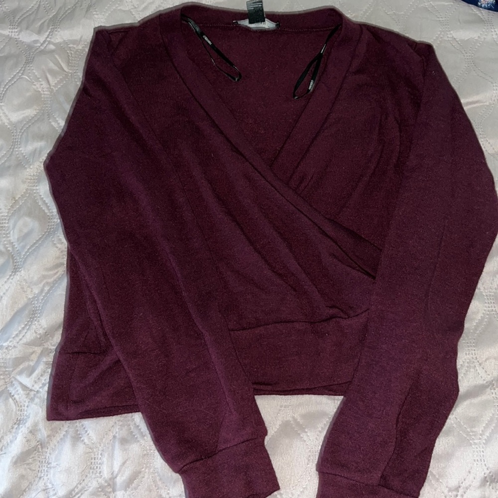 Forever 21, prune colored shirt